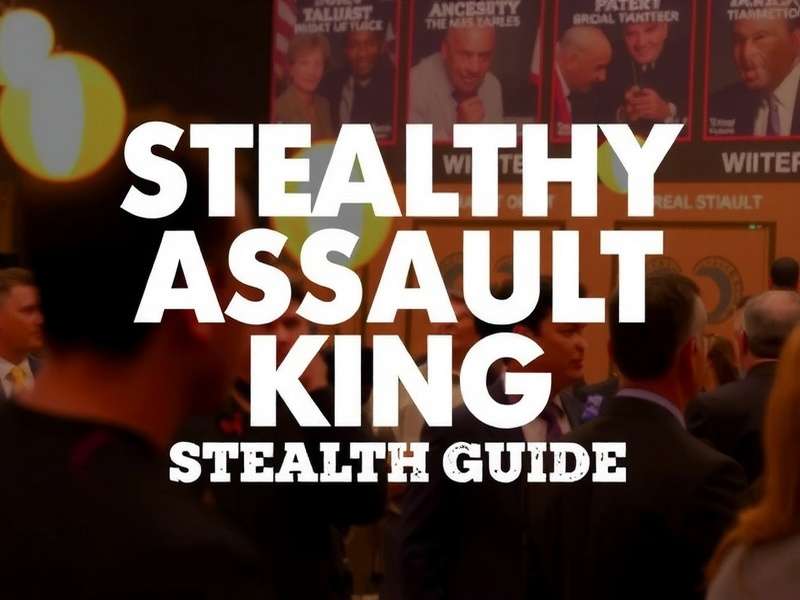 Blending into Crowds in Stealthy Assault King Stealthy Assault King Market Stealth Guide